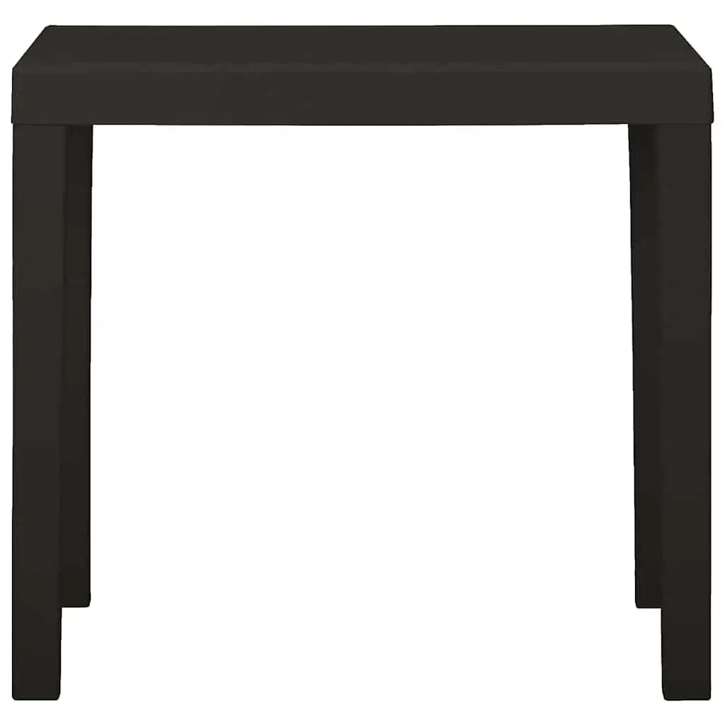 Weather-Resistant Anthracite Garden Dining Table