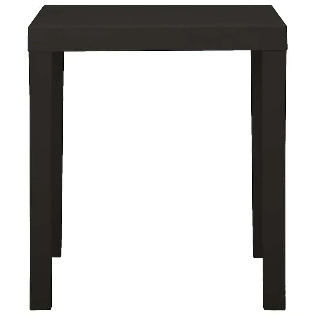 Weather-Resistant Anthracite Garden Dining Table