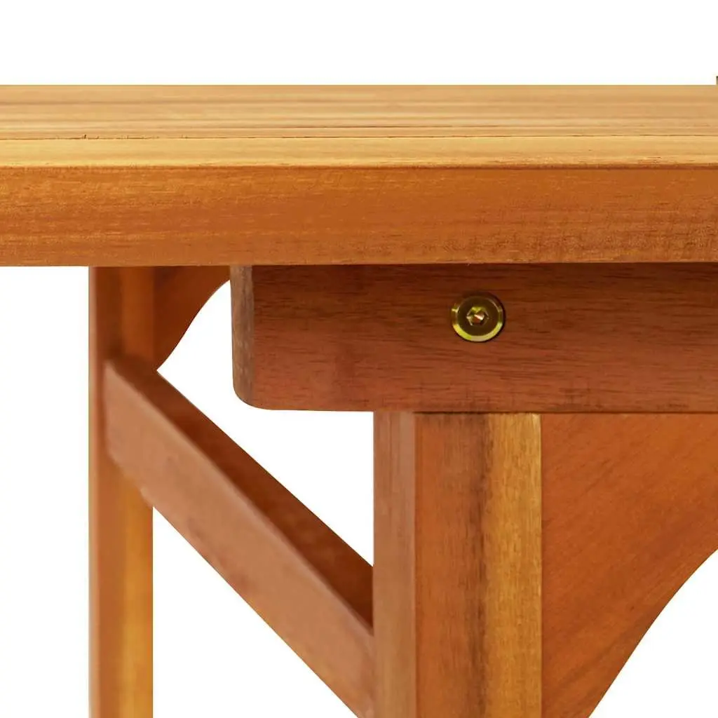 Solid Wood Outdoor Dining Table 220x90x75cm