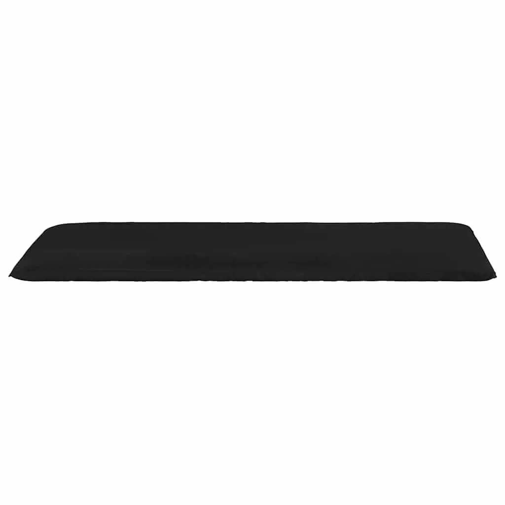 Foldable Sunlounger in Black Oxford Fabric