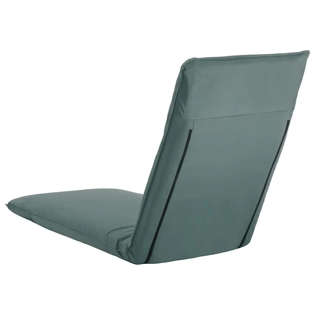 Grey Foldable Sunlounger with 5-Level Adjustability