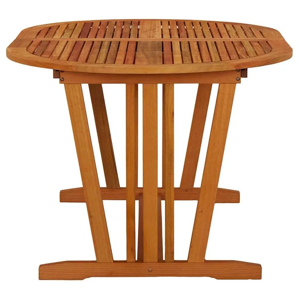 Extendable Solid Wood Garden Table 200x100cm