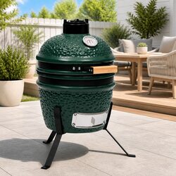 Exceptional Kamado Barbecue Grill Smoker 56cm Green