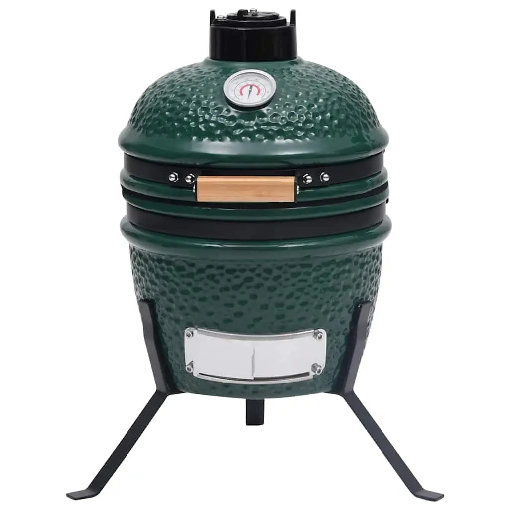 Kamado Grill Smoker Ceramic 56cm Green