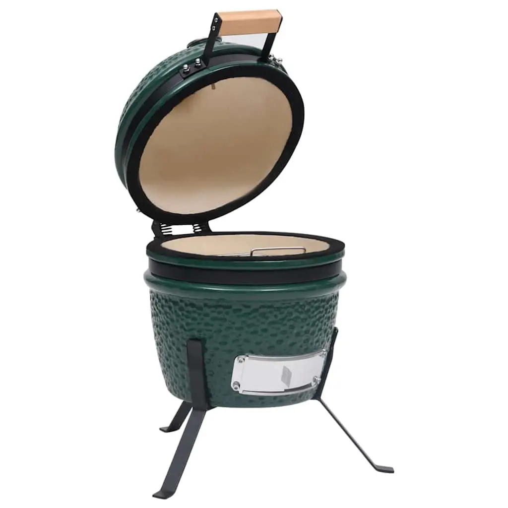 Kamado Grill Smoker Ceramic 56cm Green