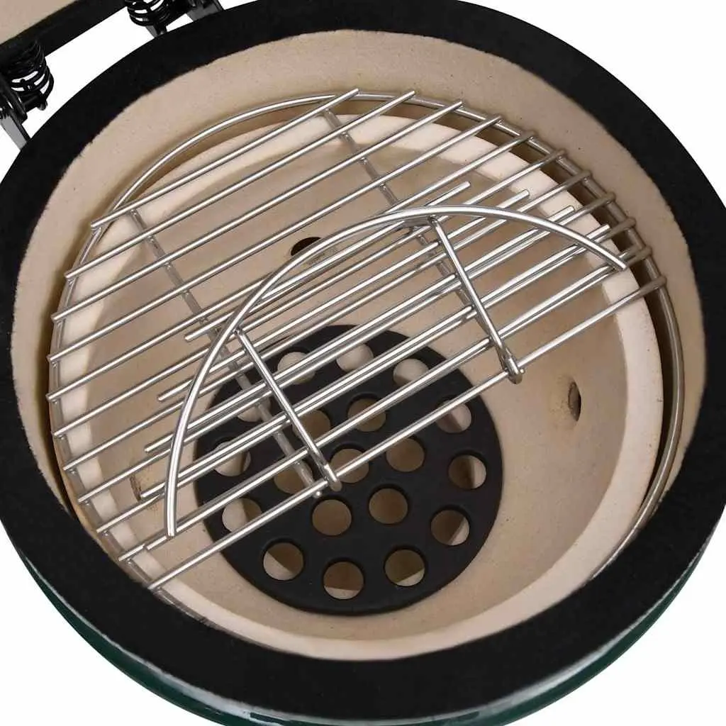 Kamado Grill Smoker Ceramic 56cm Green