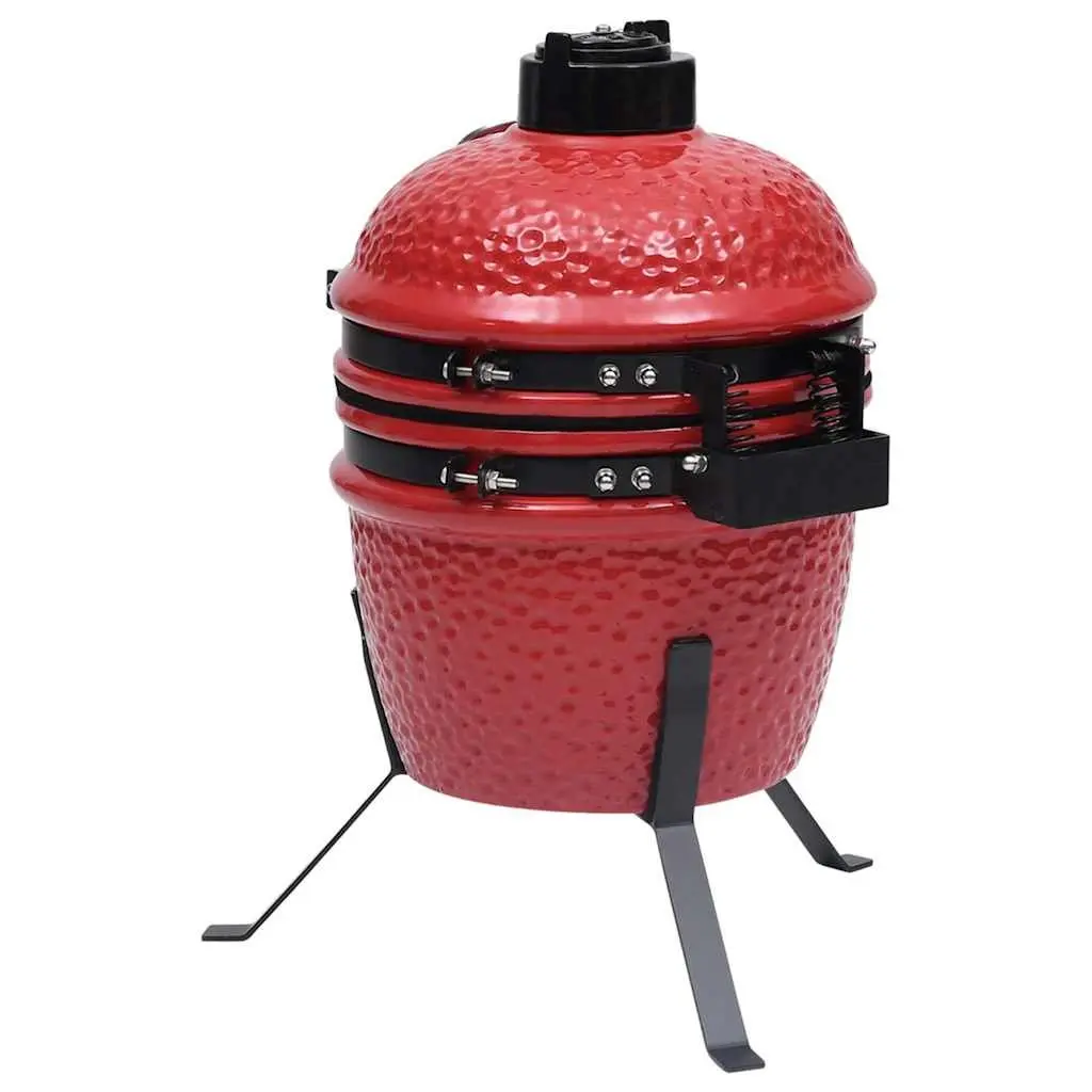 Ceramic Kamado Grill Smoker 56cm Red