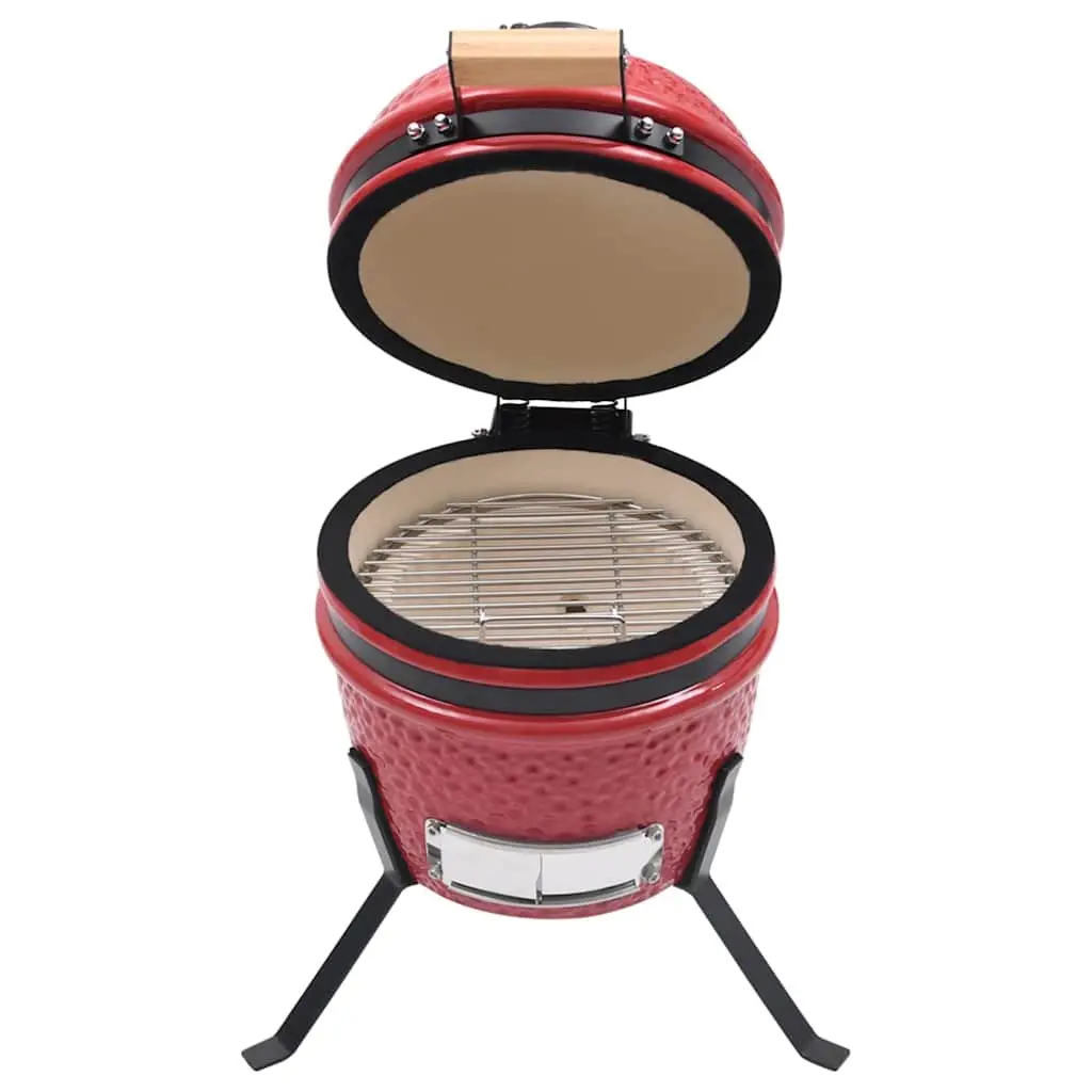 Ceramic Kamado Grill Smoker 56cm Red