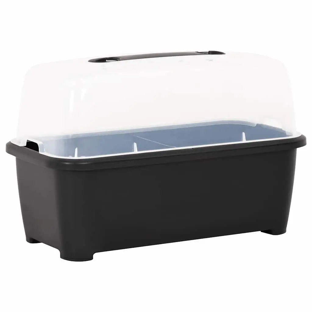 Anthracite Raised Garden Bed Planter Box 77x38.7x82cm