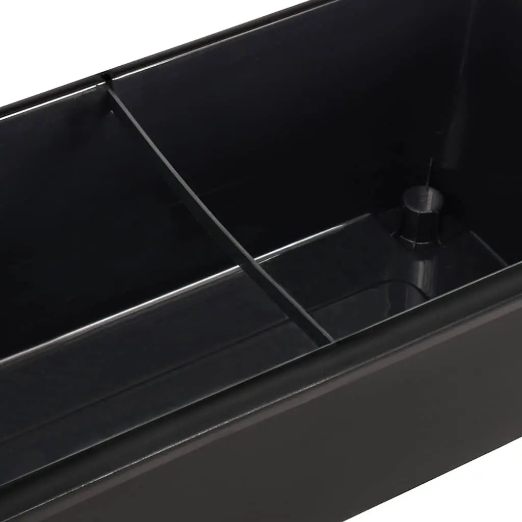 Anthracite Raised Garden Bed Planter Box 77x38.7x82cm