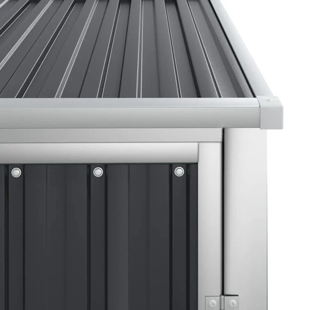 Anthracite Metal Storage Shed 88x89x161cm