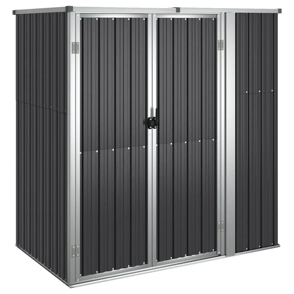 Anthracite Garden Tool Shed for Outdoor Storage