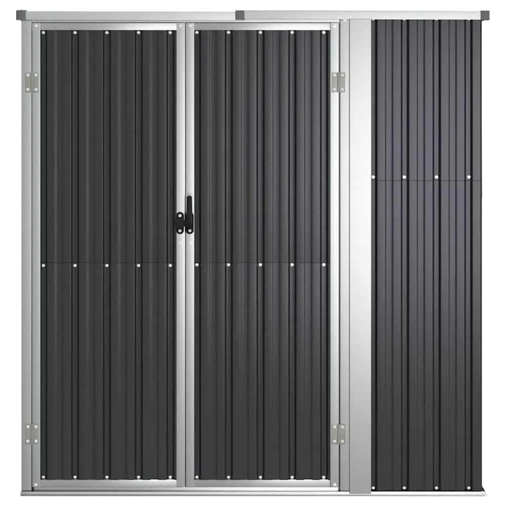 Anthracite Garden Tool Shed for Outdoor Storage