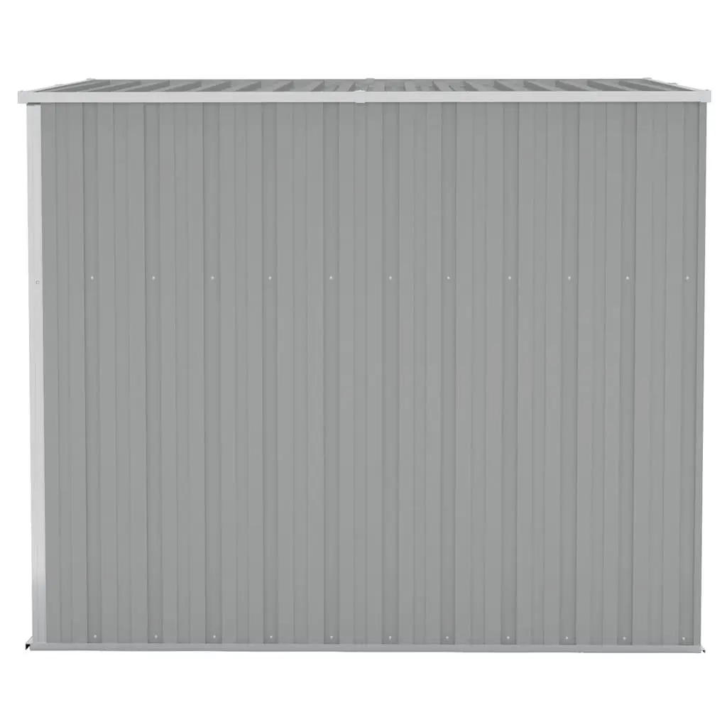 Wall-Mounted Garden Shed in Grey for Outdoor Storage