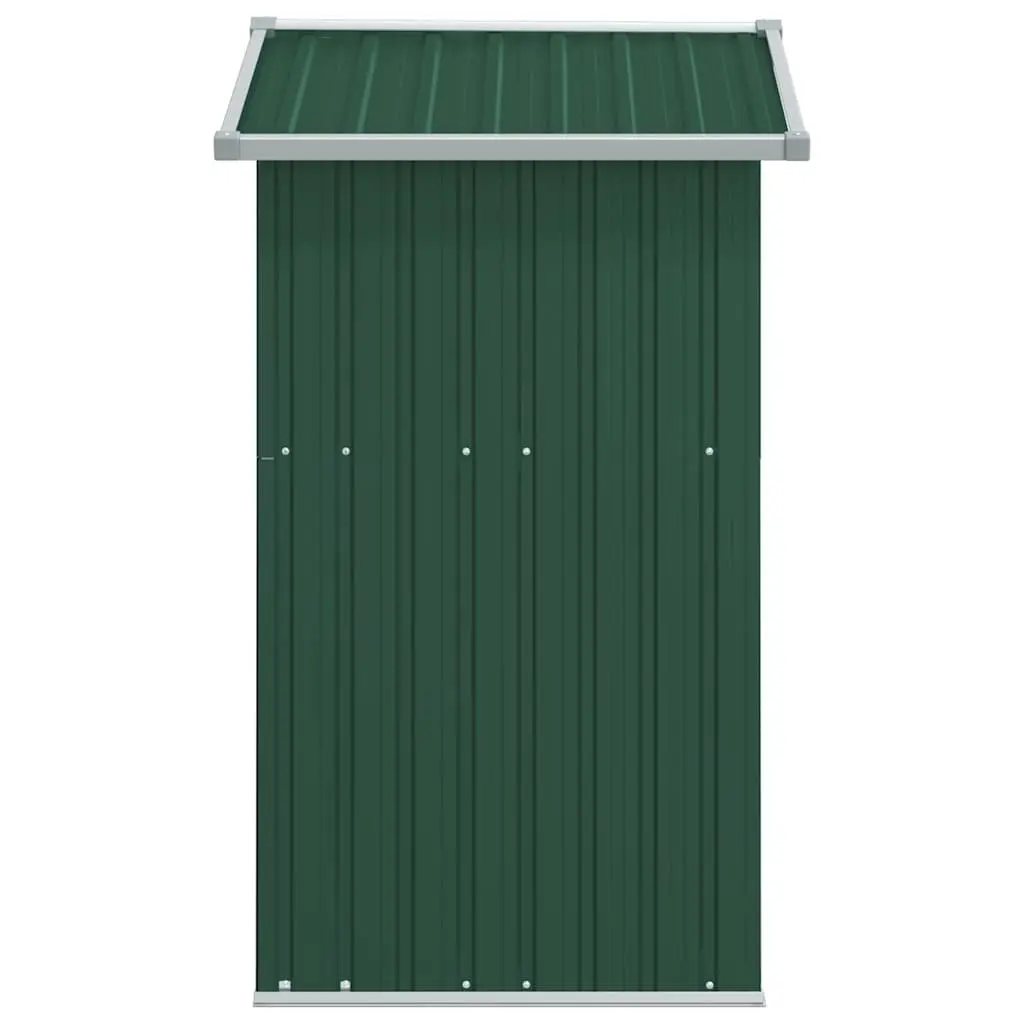Garden Shed 126x97.5x177cm Green Outdoor Storage Tool Equipment Galvanised Steel