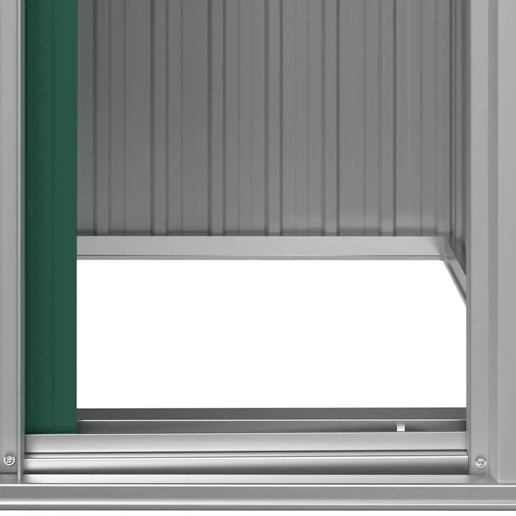 Garden Shed 126x97.5x177cm Green Outdoor Storage Tool Equipment Galvanised Steel