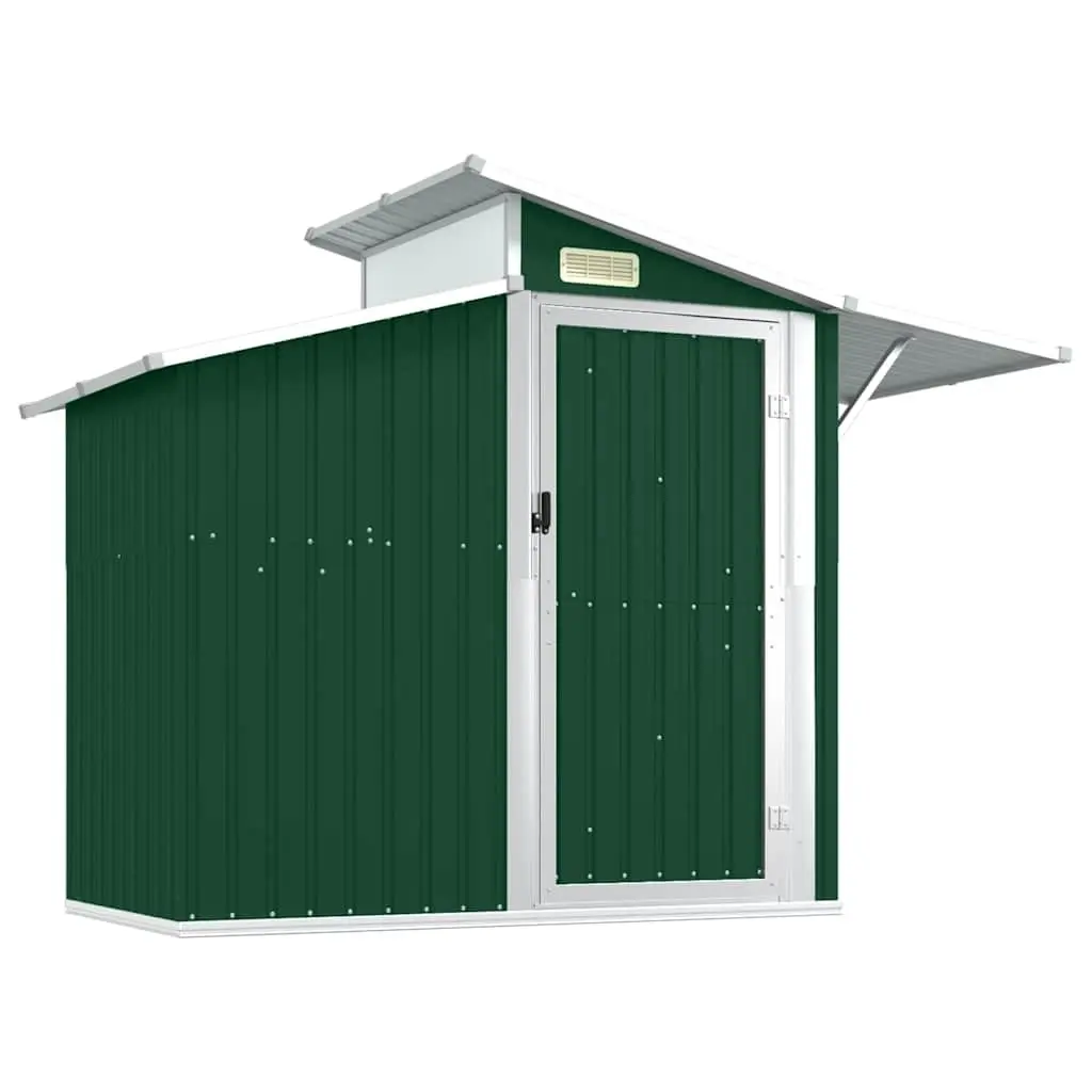 Green Garden Shed for Outdoor Storage 270x130x208.5cm