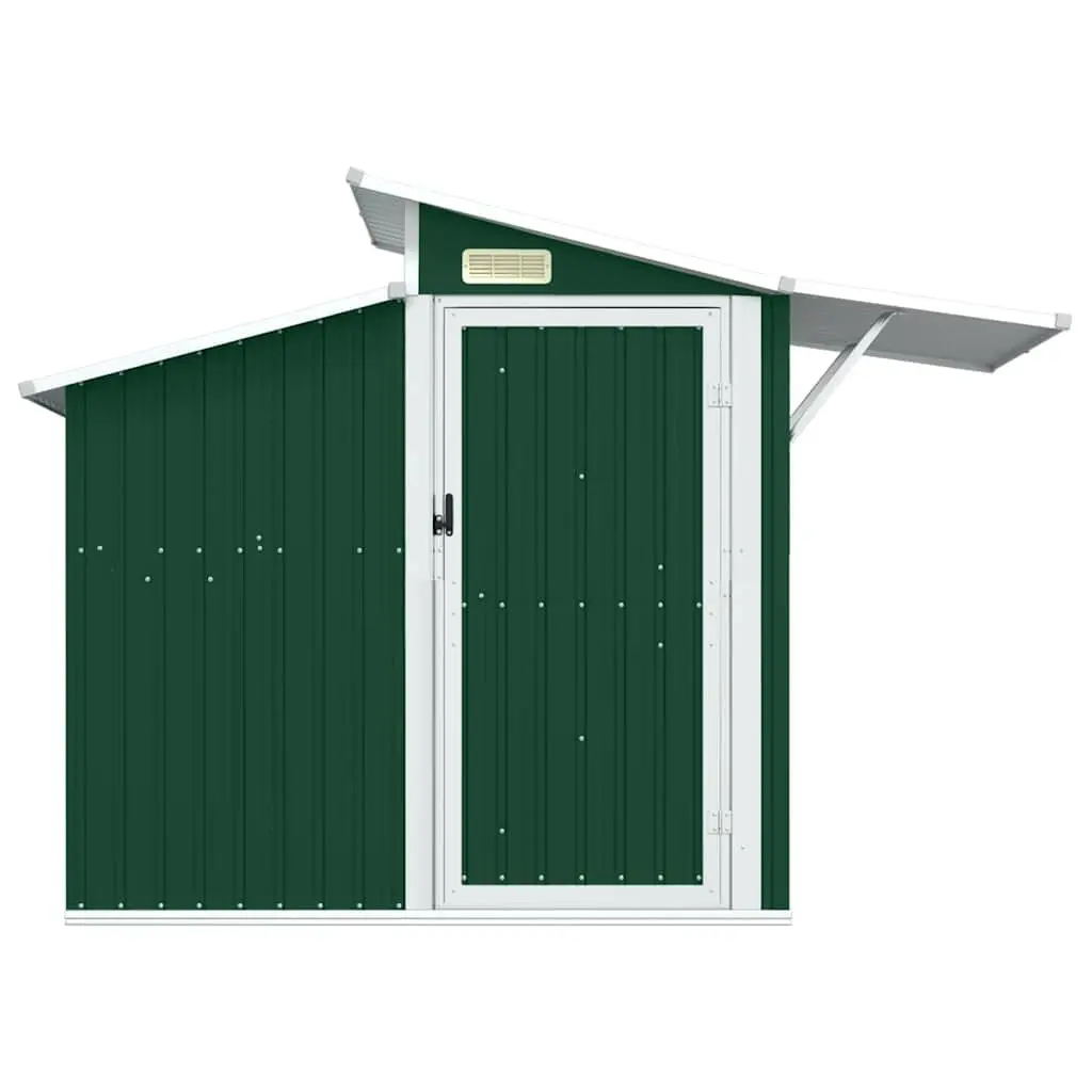 Green Garden Shed for Outdoor Storage 270x130x208.5cm