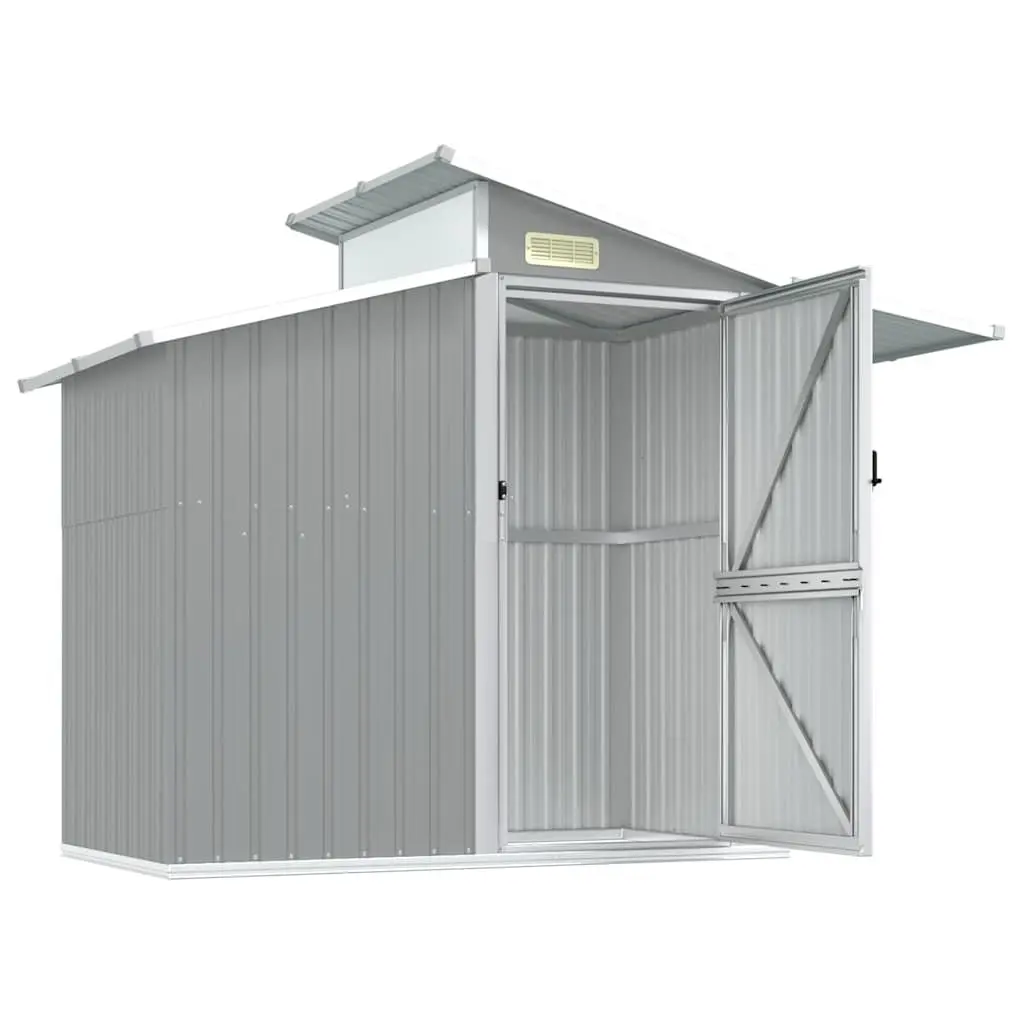 Grey Garden Shed 270x130x208.5 cm for Tools