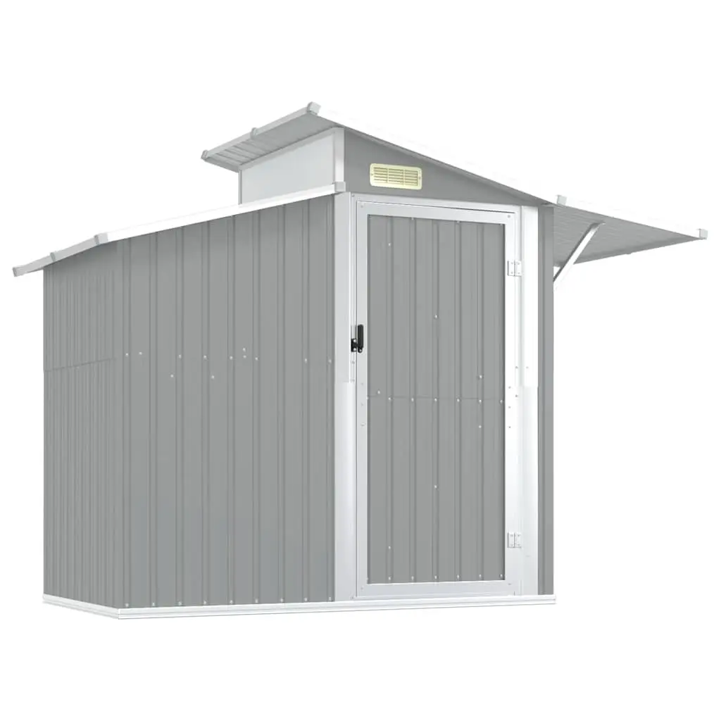 Grey Garden Shed 270x130x208.5 cm for Tools