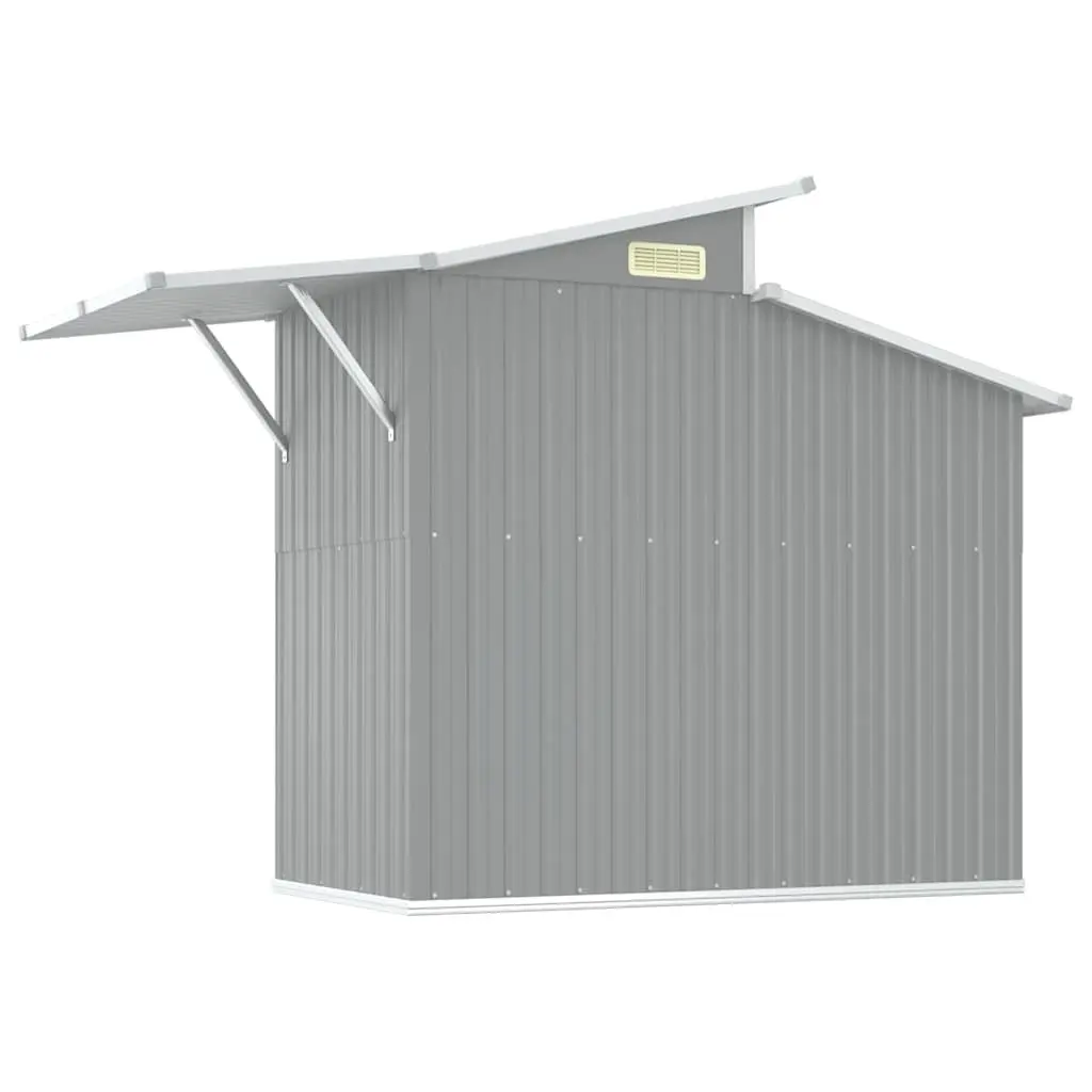 Grey Garden Shed 270x130x208.5 cm for Tools