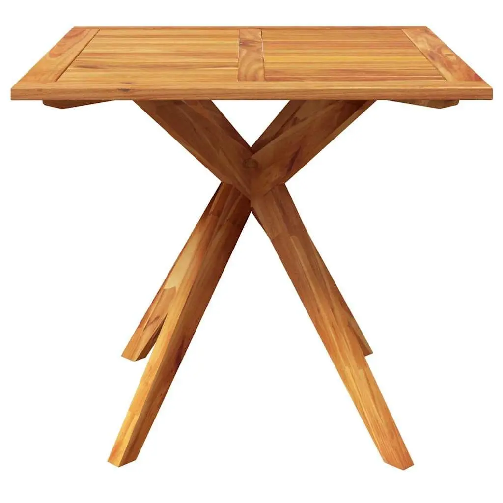Solid Acacia Wood Garden Table 85x85 cm for Patios