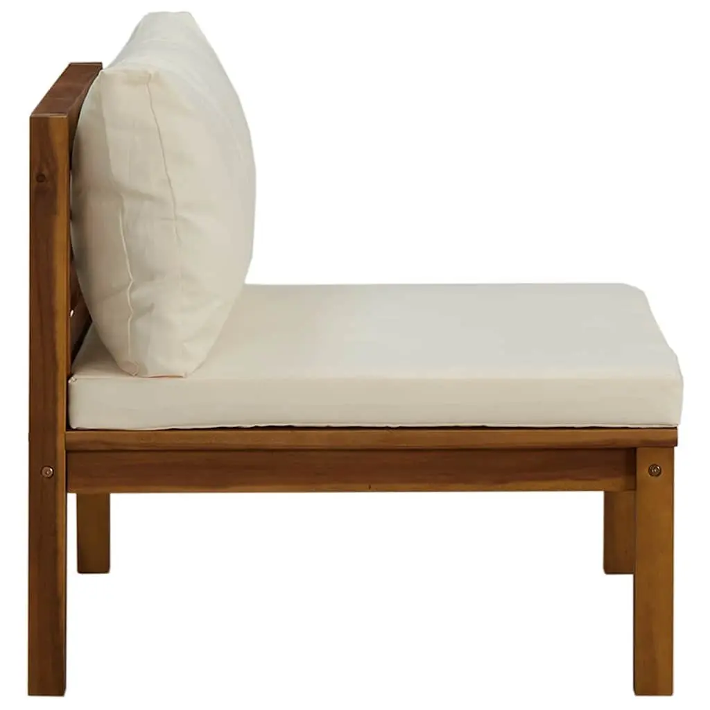 3-Piece Garden Lounge Set with Cushions and Table