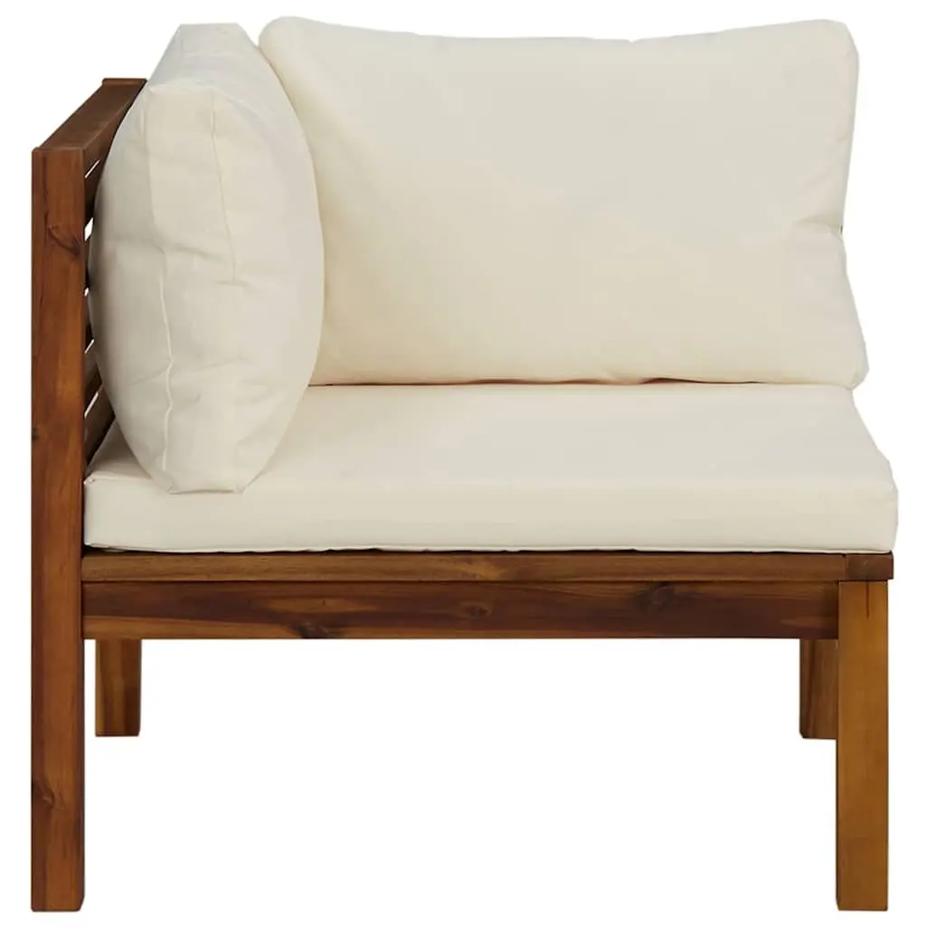 Outdoor Sectional Sofa Set with Padded Cushions