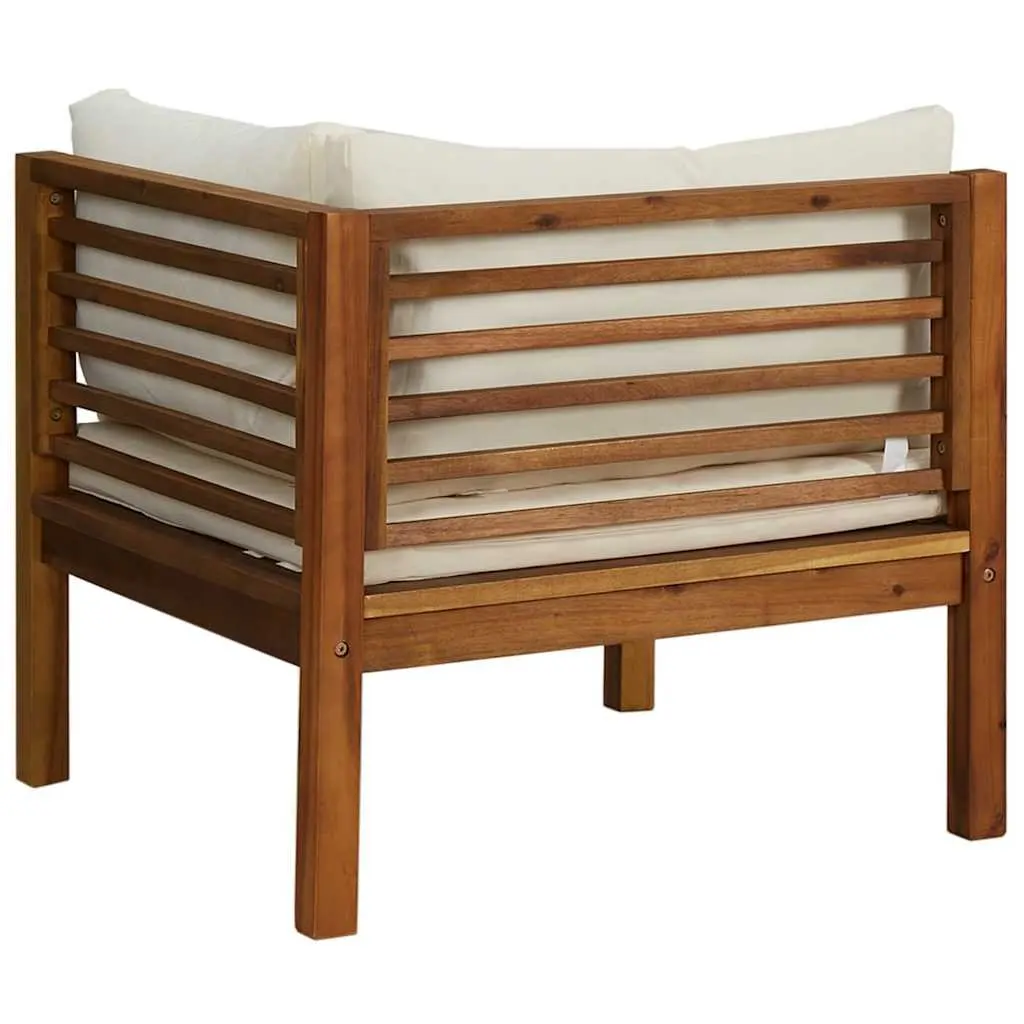 Outdoor Sectional Corner Sofa with Acacia Wood