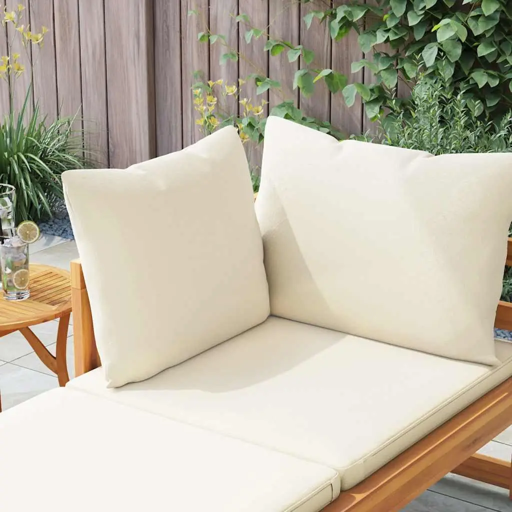 Wooden Sun Lounger with Adjustable Armrest