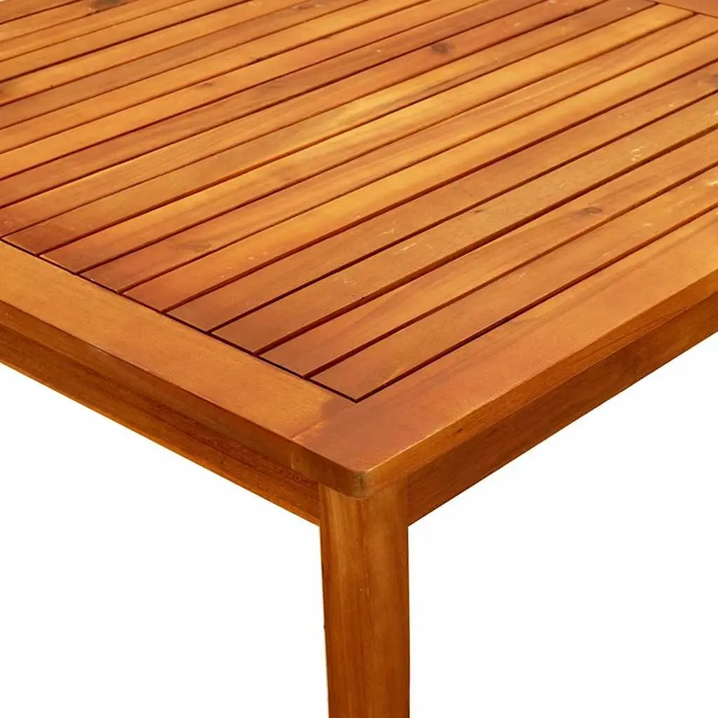 Solid Acacia Wood Coffee Table for Gardens