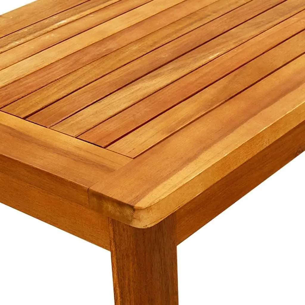 Solid Acacia Wood Outdoor Coffee Table 70x40x36 cm