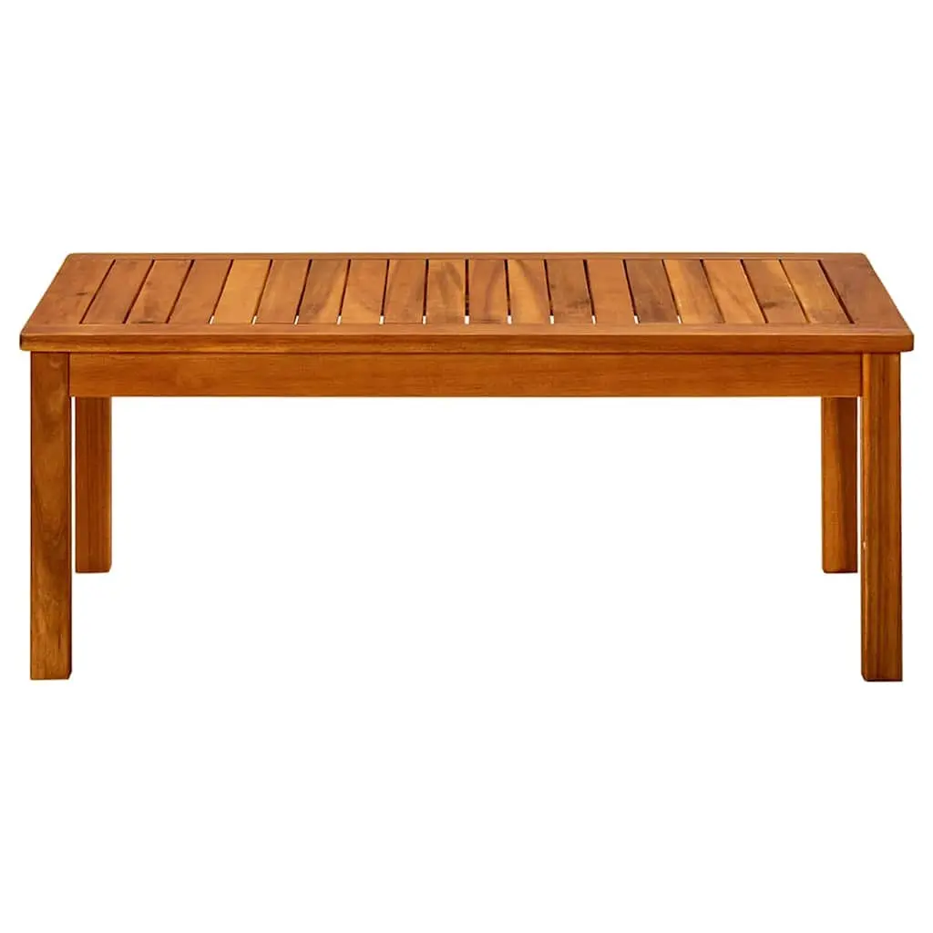 Coffee Table Solid Acacia Wood 90L x 50W x 36H cm Brown
