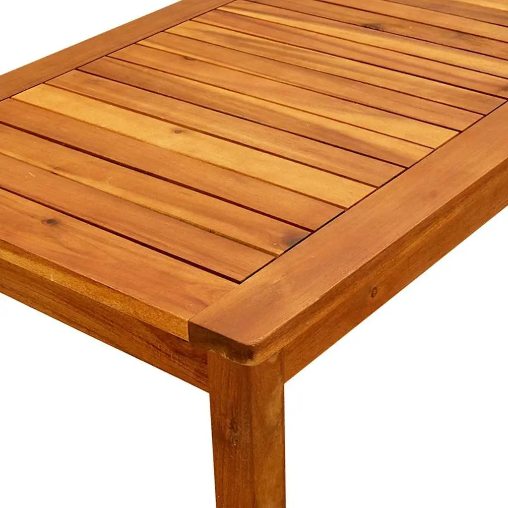 Coffee Table Solid Acacia Wood 90L x 50W x 36H cm Brown