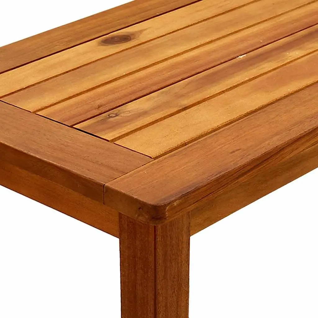 Outdoor Console Table 80x35x75cm Solid Acacia Wood