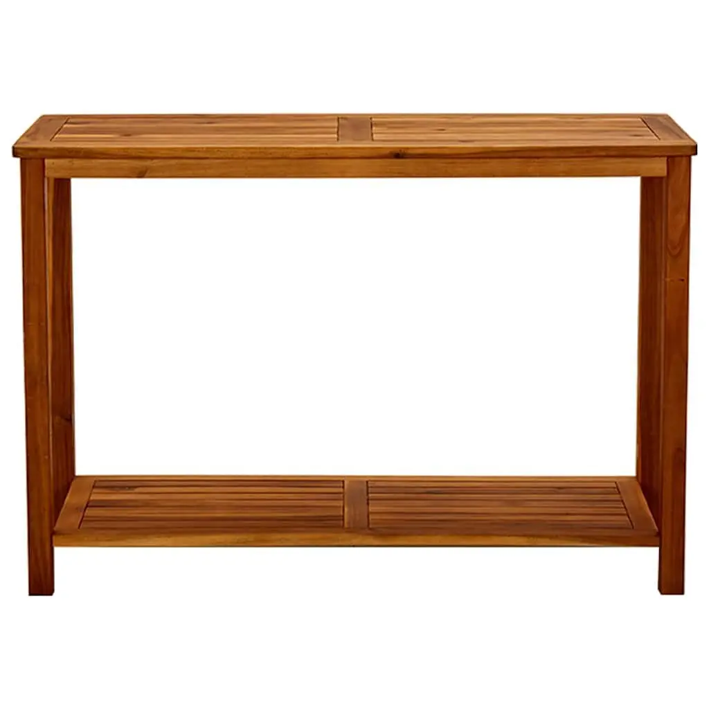Outdoor Garden Console Table with Storage Shelf
