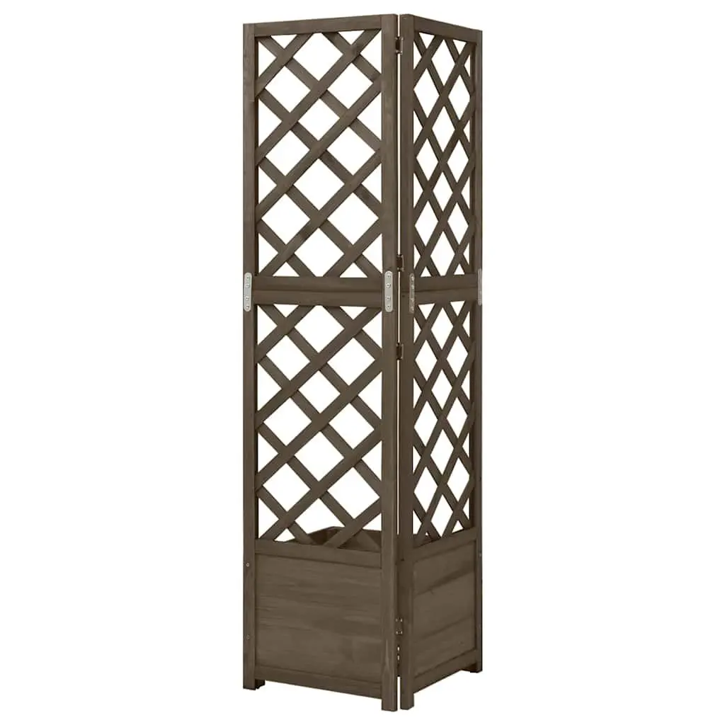 Corner Trellis Planter Box for Climbing Plants