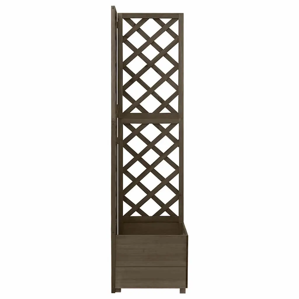 Corner Trellis Planter Box for Climbing Plants