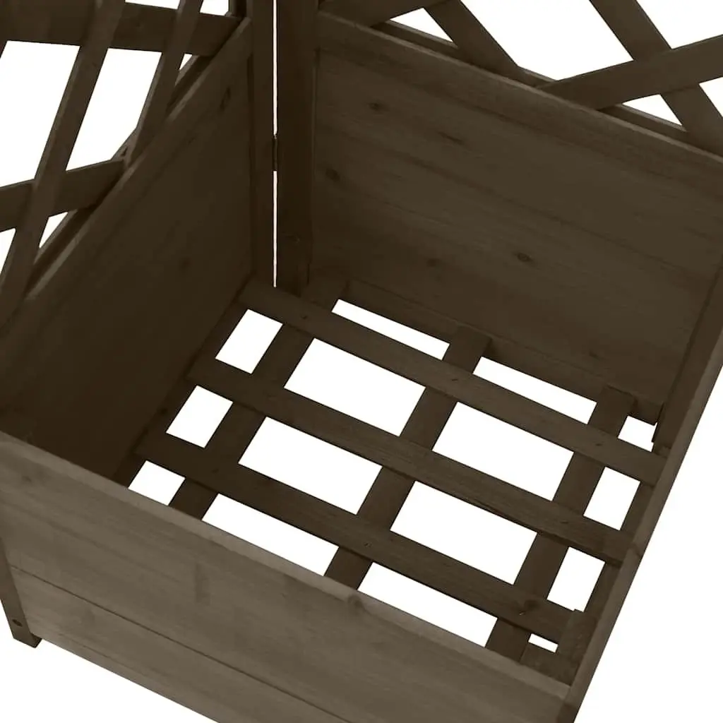 Corner Trellis Planter Box for Climbing Plants