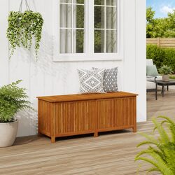 Durable Wooden Garden Storage Box 150x50x58 cm