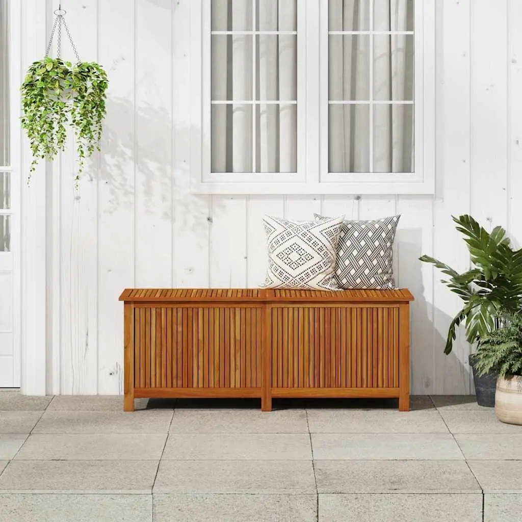 Garden Storage Box Wooden 150x50x58 cm Brown