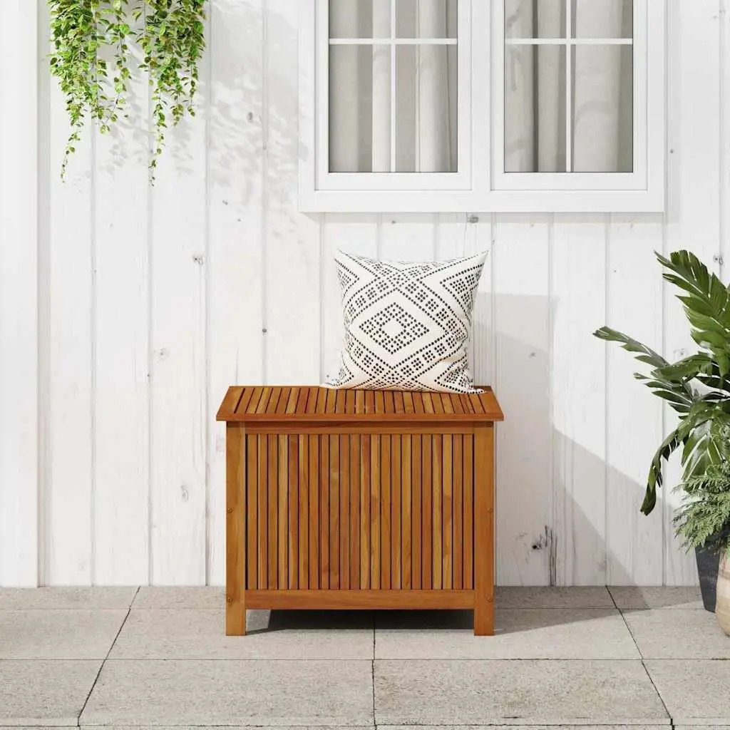 Brown Wooden Garden Storage Box 75x75x58cm