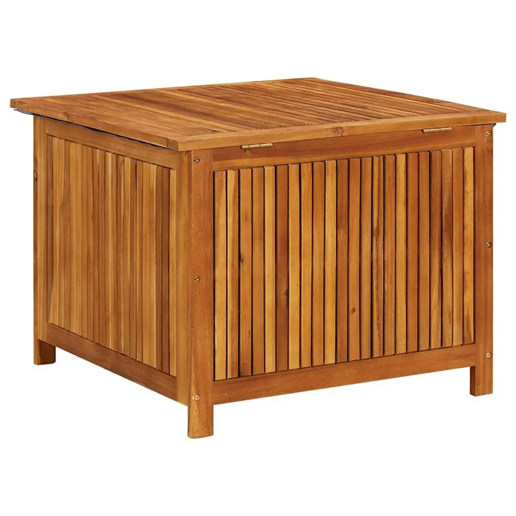Brown Wooden Garden Storage Box 75x75x58cm
