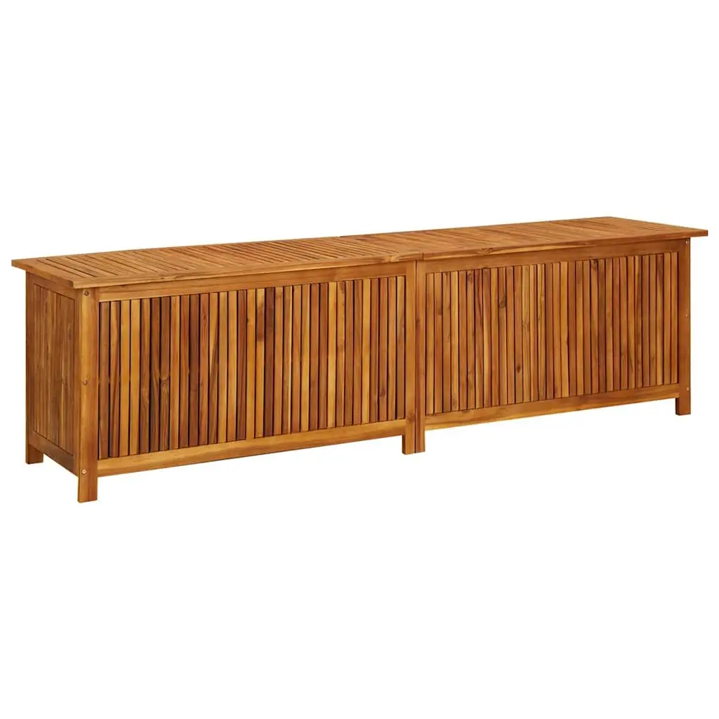 Garden Storage Box 200x50x58 cm Solid Wood