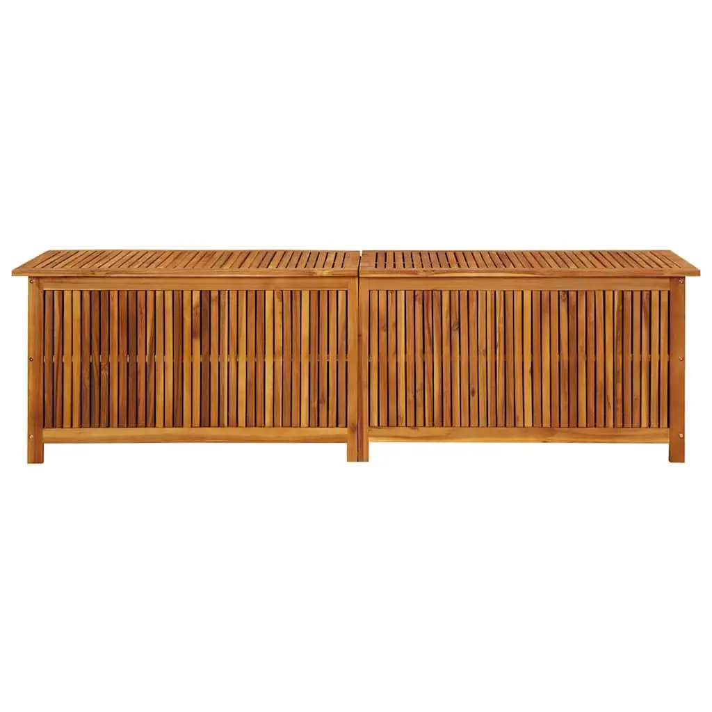 Garden Storage Box 200x50x58 cm Solid Wood