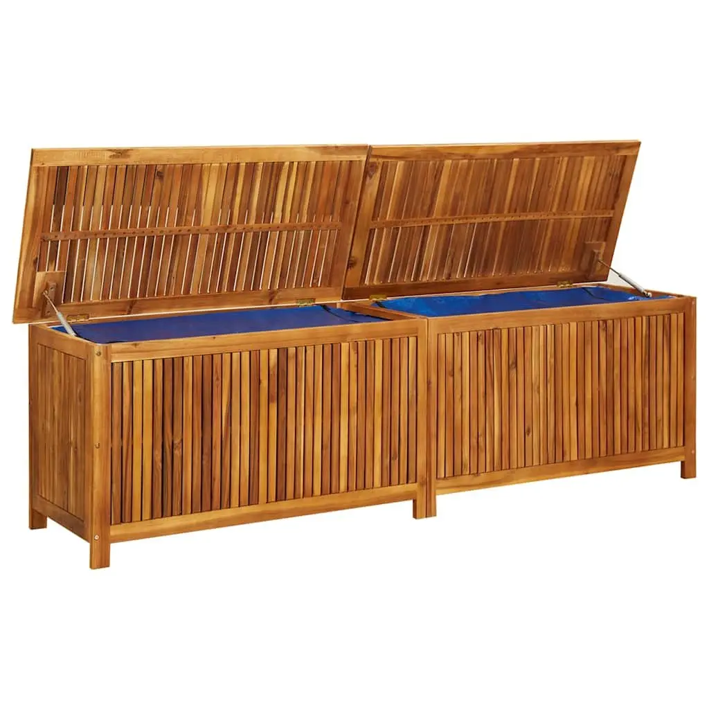 Garden Storage Box 200x50x58 cm Solid Wood