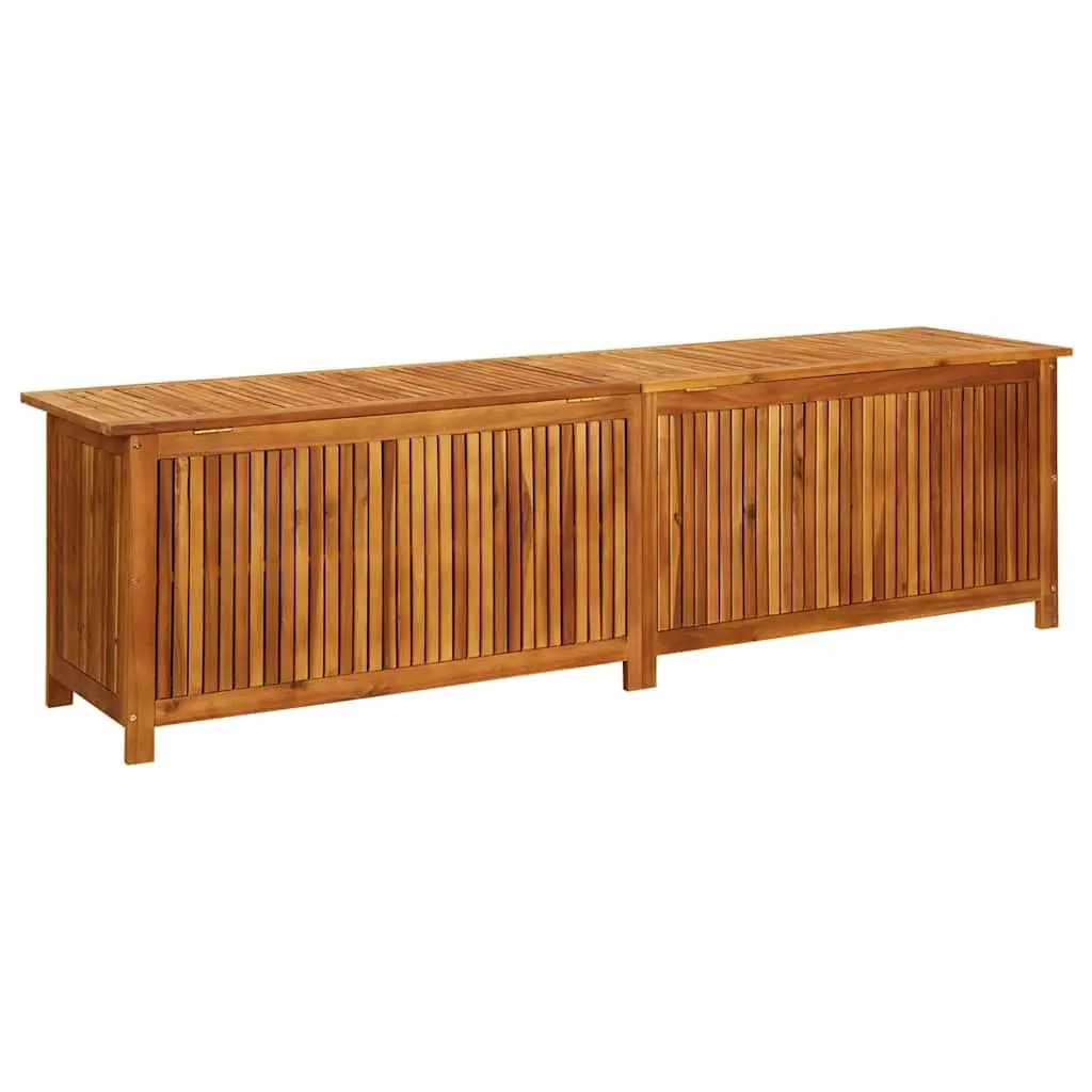 Garden Storage Box 200x50x58 cm Solid Wood