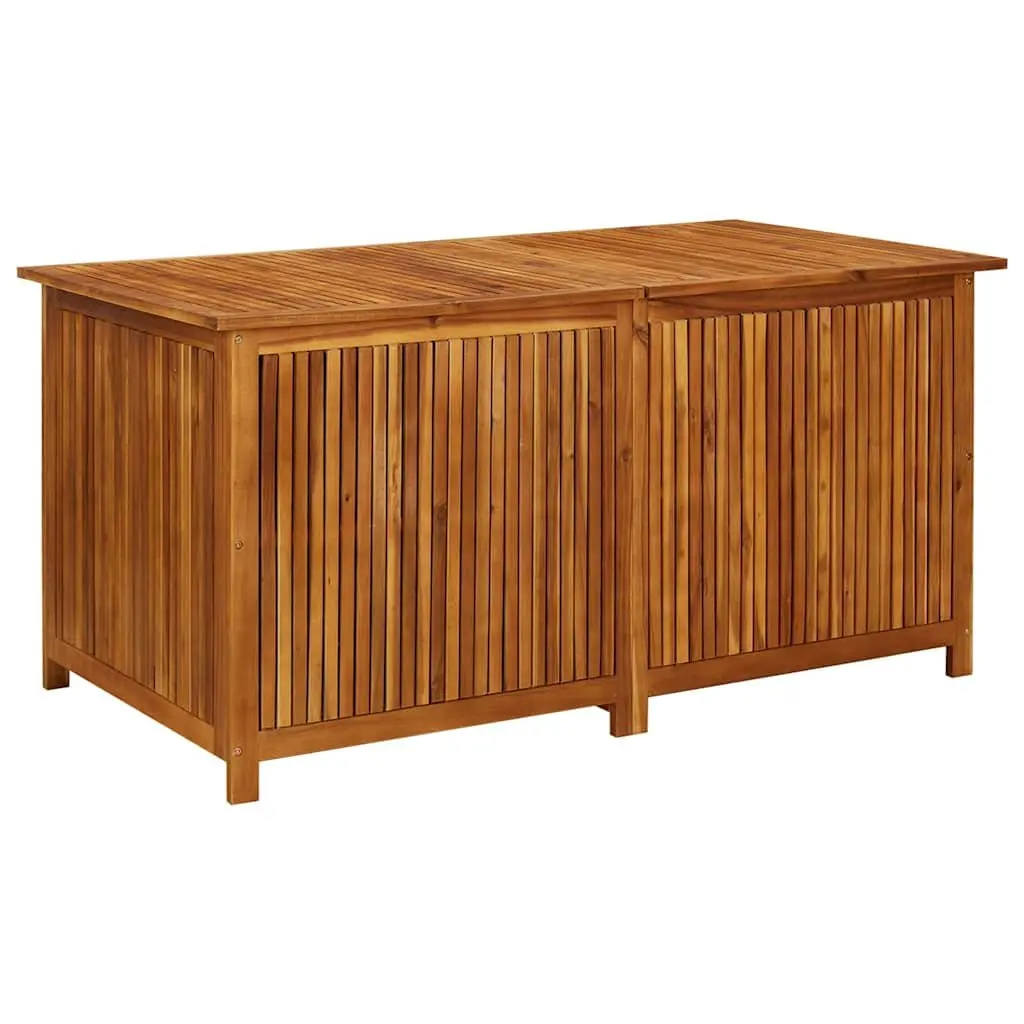 Garden Storage Box Solid Acacia Wood 150x80x75 cm Brown