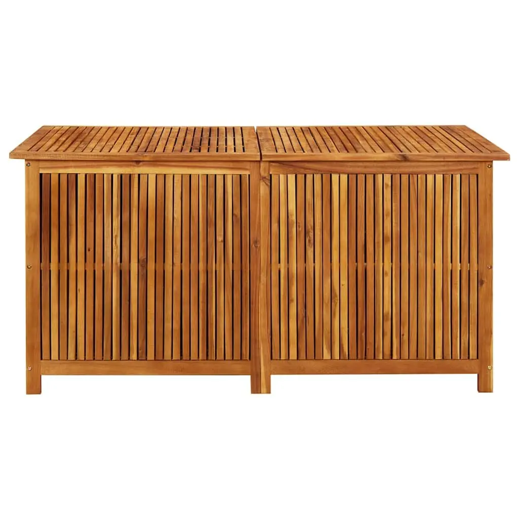 Garden Storage Box Solid Acacia Wood 150x80x75 cm Brown