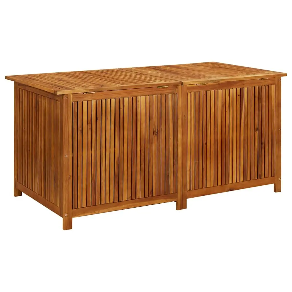 Garden Storage Box Solid Acacia Wood 150x80x75 cm Brown
